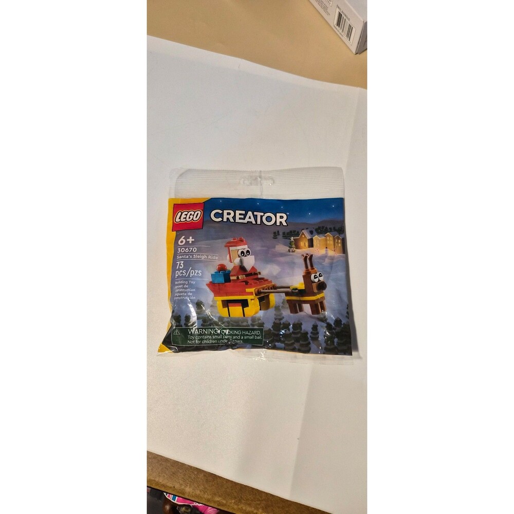 LEGO Creator Santa's Sleigh Ride 30670 Christmas Holiday Polybag New Sealed